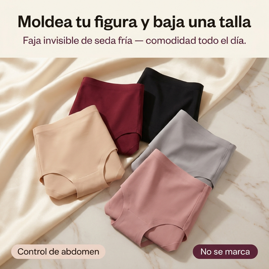 Panty Faja Seda Fría Dama — Moldea y Baja una Talla