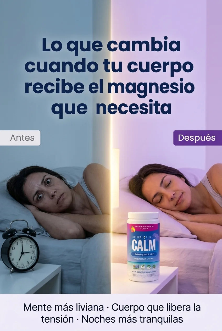 Lo que cambia cuando tu cuerpo recibe el magnesio que necesita