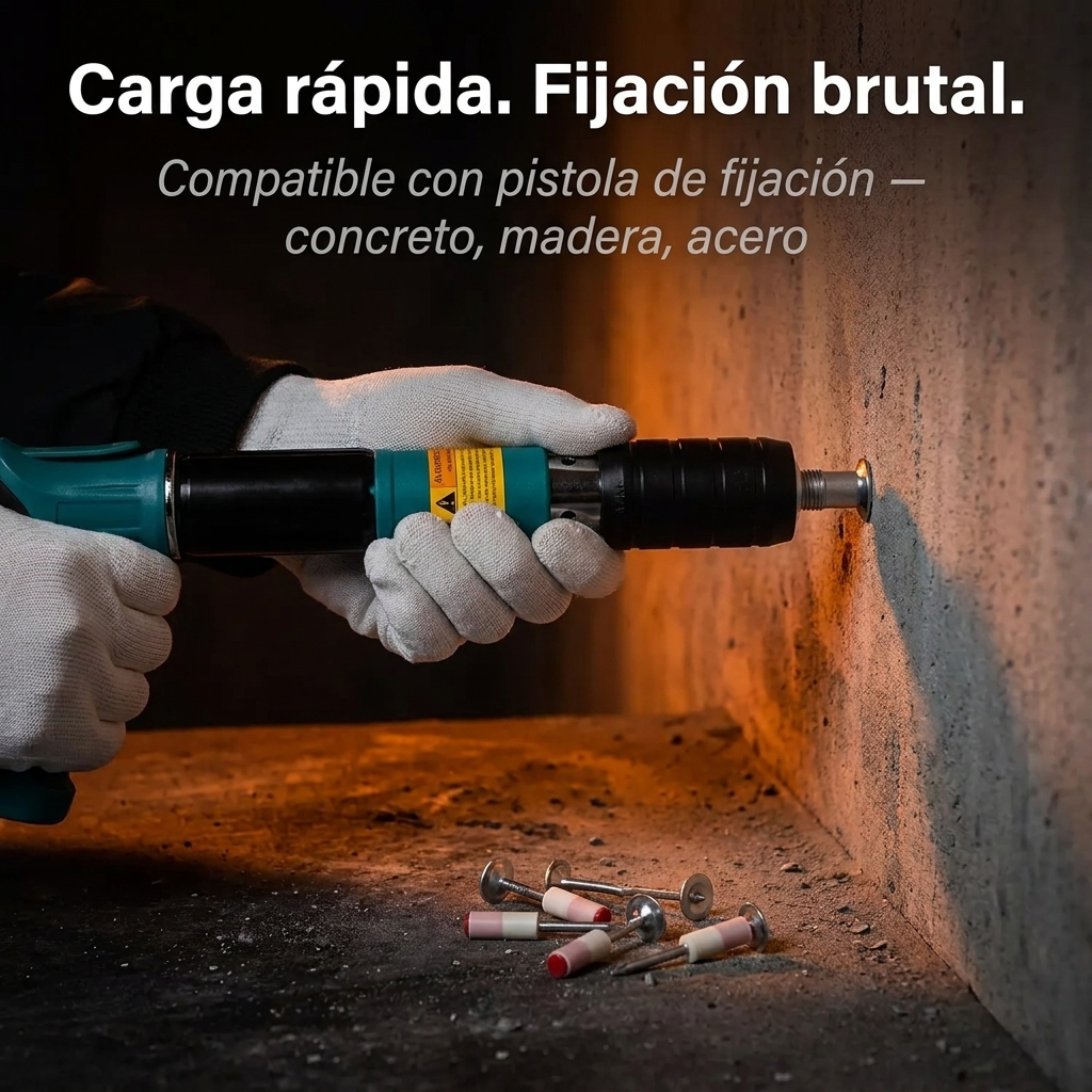 Pistola en uso