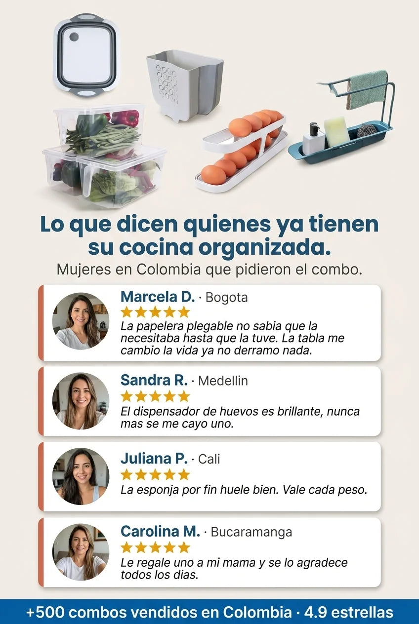 Lo que dicen quienes ya tienen su cocina organizada.