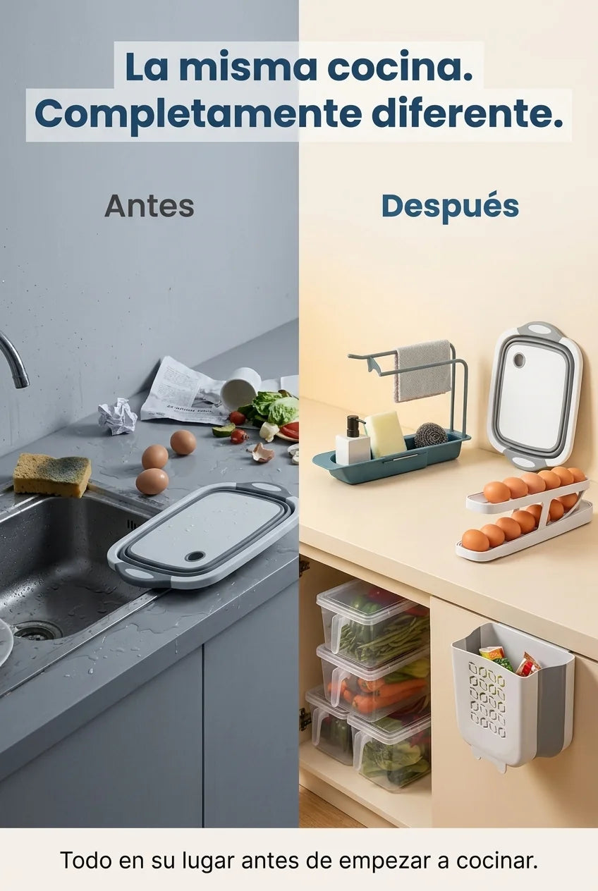 La misma cocina. Completamente diferente.