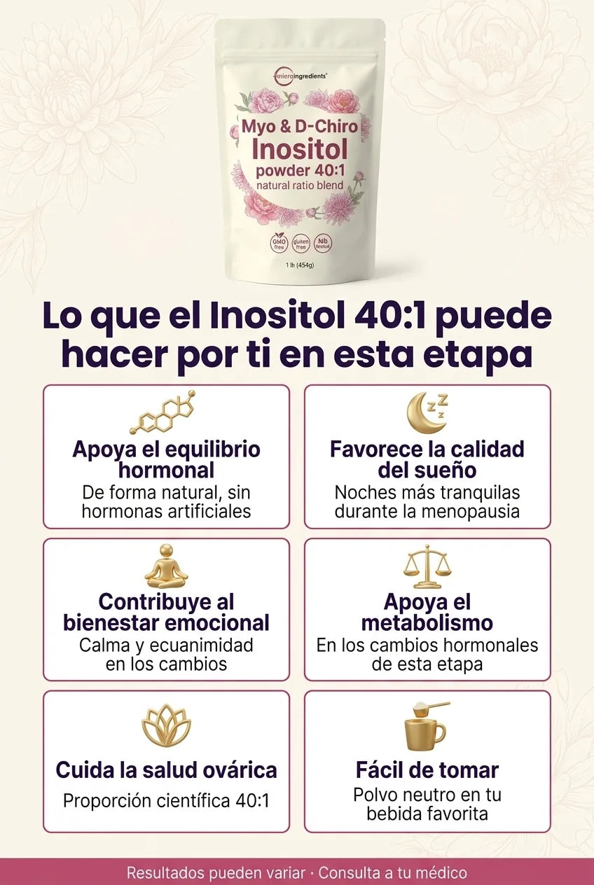 Lo que el Inositol 40:1 puede hacer por ti