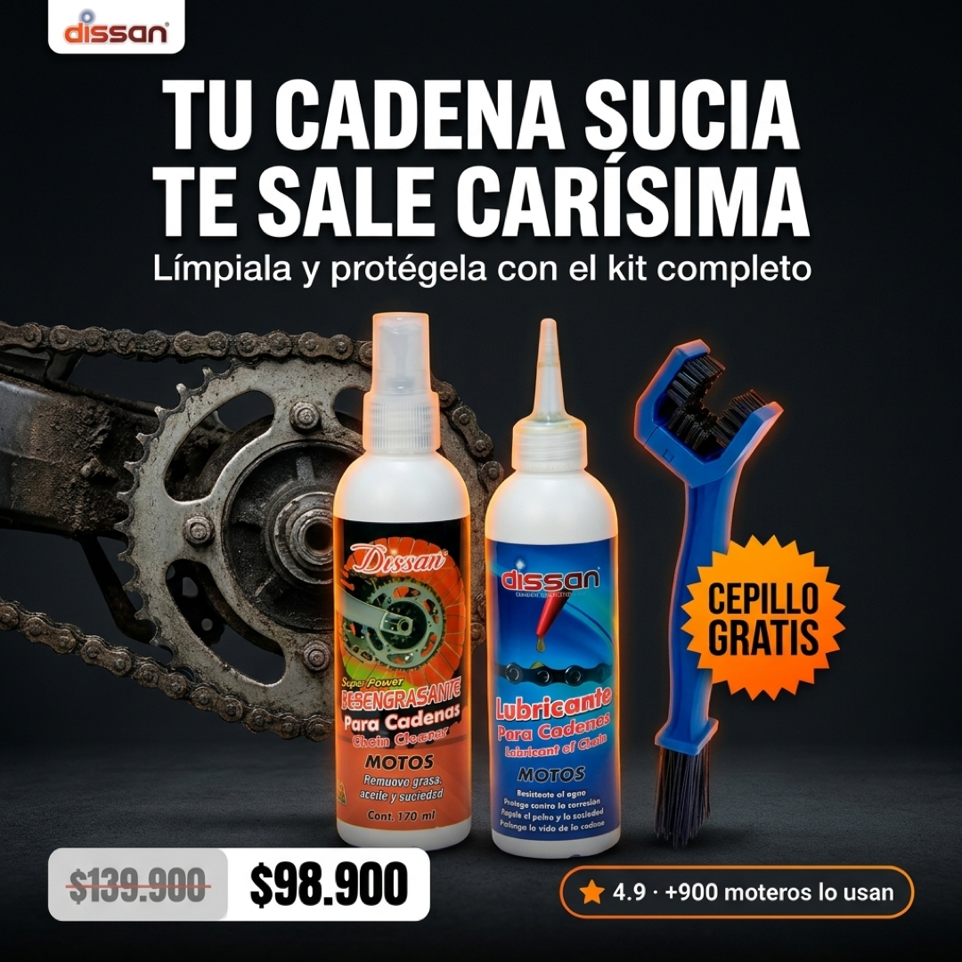 Kit mantenimiento de cadena