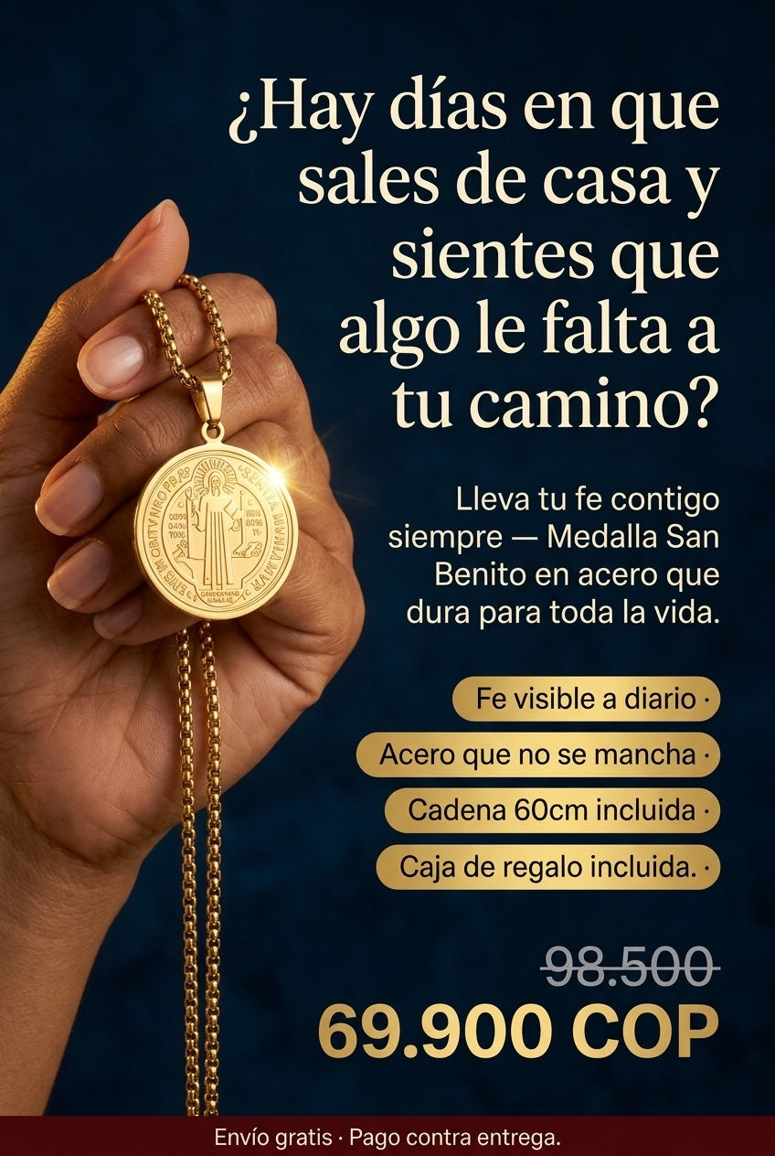 Medalla San Benito - La protección que llevas siempre